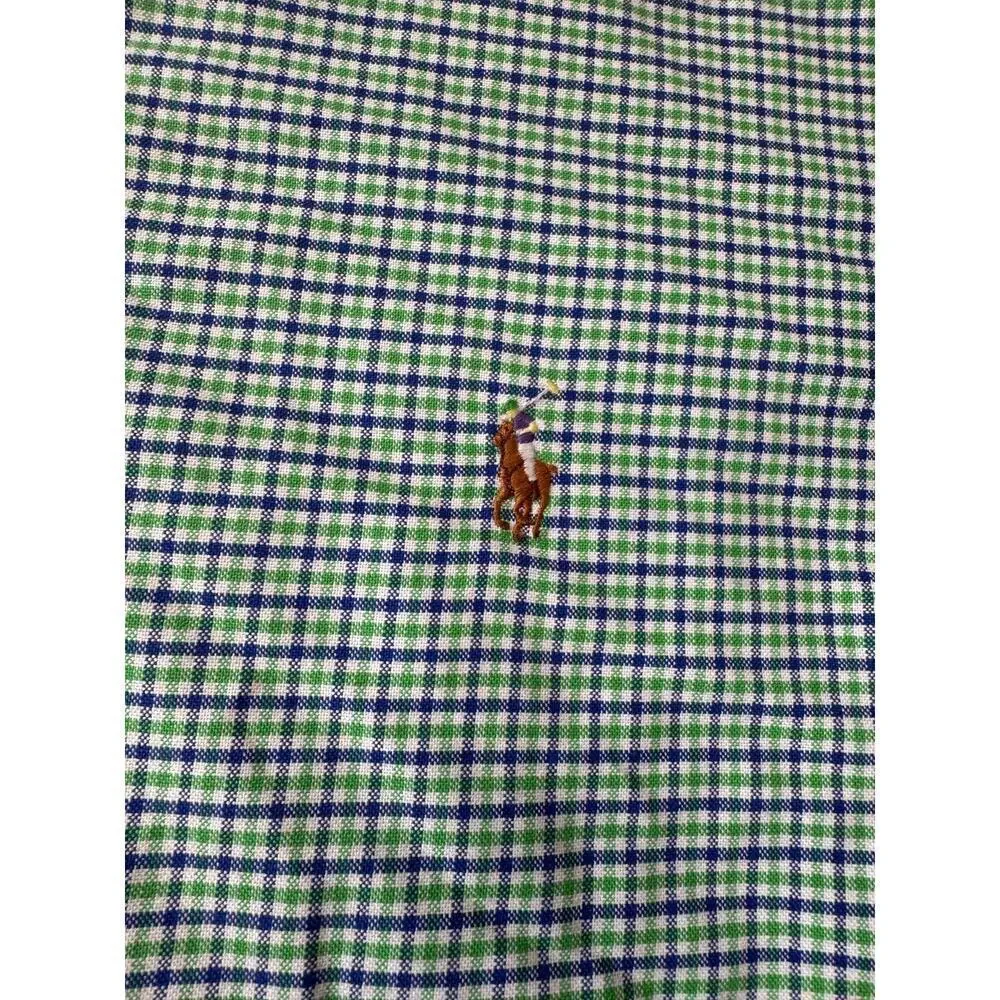 POLO by Ralph Lauren Long Sleeve Dress shirt, size XL, Blue & Green Plaid